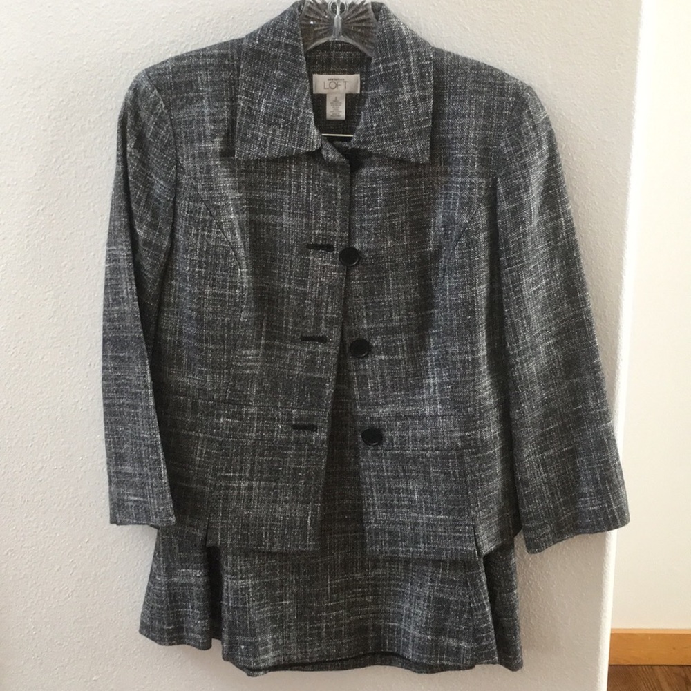 Ann Taylor Loft Suit jacket and skirt